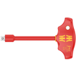 05005120001 Wera 410 i VDE B VDE- isolierter Quergriff- Adapterschraubend Produktbild front S