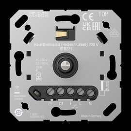 RTR231 Jung Raumthermostat (Heizen/Kühlen) 230 V Produktbild