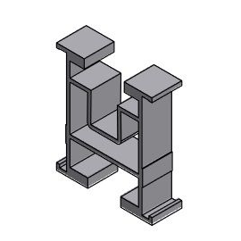 24856 Alumero 802100- 36 Trägerprofil 45 EN AW 6063 / T66 L=3.600 (- 0/+10) mm p Produktbild