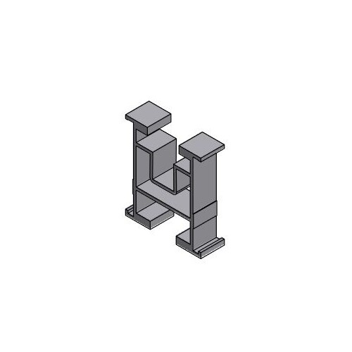 24856 Alumero 802100- 36 Trägerprofil 45 EN AW 6063 / T66 L=3.600 (- 0/+10) mm p Produktbild Front View L