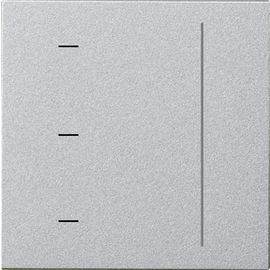 536526 Gira S3000 Touchaufsatz System 55 F Alu Produktbild front M