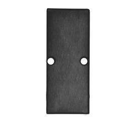 114830 Isoled Endkappe EC90 Aluminium schwarz RAL 9005 für Profil HIDE DOUBLE Produktbild