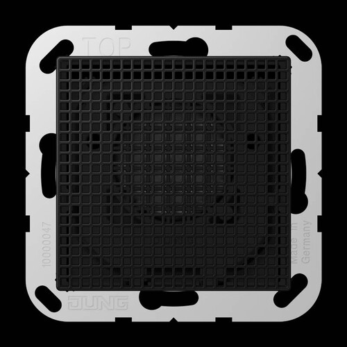 LSMA4SWM Jung Lautsprechermodul graphitschwarz matt Produktbild Front View L
