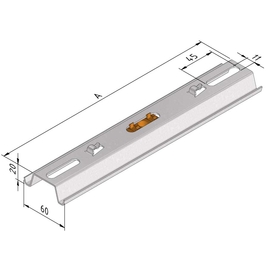 17155 Trayco MT FWSBO 300 UG Gitter Bügel Omega L=300mm ultra galva. Produktbild