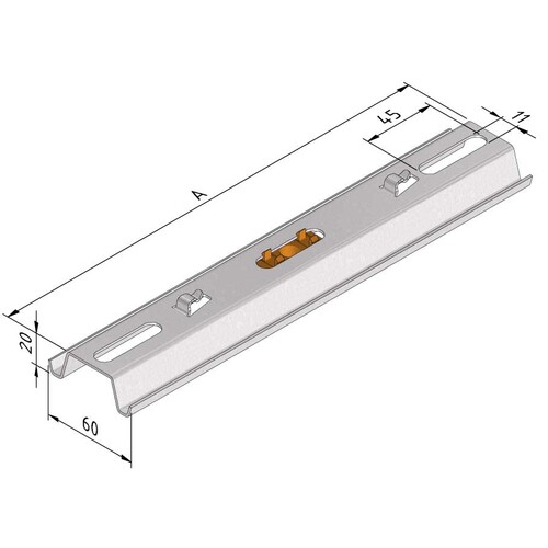 17155 Trayco MT FWSBO 300 UG Gitter BÃŒgel Omega L=300mm ultra galva. Produktbild