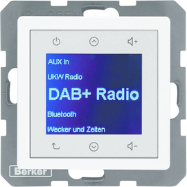 29846089 Berker BERKER Q.x Radio Touch DAB+ polarweiß samt Produktbild