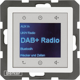 29846089 Berker BERKER Q.x Radio Touch DAB+ polarweiß samt Produktbild