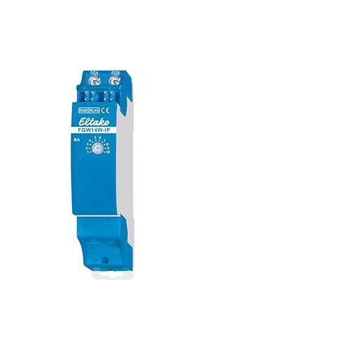 30014041 Eltako FGW14W-IP RS485-Bus- Gateway zu IP Produktbild Front View L