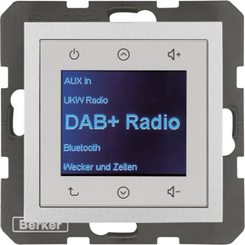 29841404 Berker BERKER S.1/B.x Radio Touch DAB+ alu matt Produktbild