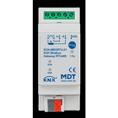 SCN-MBGRTU.01 MDT KNX Modbus Gateway RTU485, 2TE, REG Produktbild Front View L