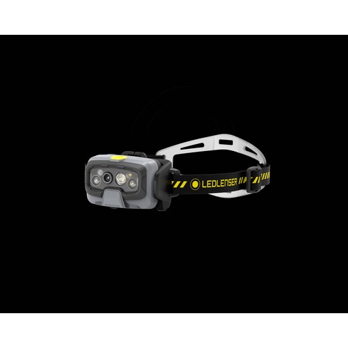 502802 Led Lenser HF8R Work Stirnlampe IP68 900lm - 1600lm Boost Black Produktbild