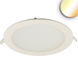 115597 Isoled LED Downlight, 24W, rund ultraflach weiß, 300mm, Colorswitch 300 Produktbild