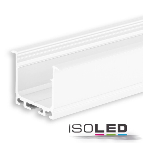 114487 Isoled LED Einbauprofil DIVE24 Aluminium weiß RAL 9010, 200cm Produktbild