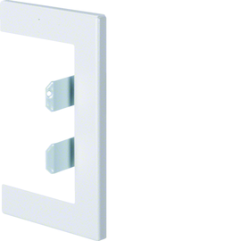 BRP65100W9016 Tehalit Wandanschlussblende,BRP65100,Stahlbl,vw Produktbild front M