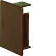 LF4006068014 Tehalit Endstück zu LF 40x57mm braun Produktbild front S