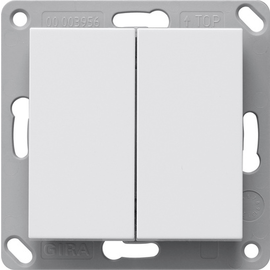517803 Gira RF Wandsender 2f KNX System 55 Reinweiß Produktbild