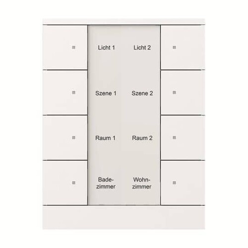 2CKA006330A0013 Busch-Jaeger Bedienelement 8- fach SB/U8.0.11- 84 Produktbild Front View L