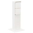701-36925 Niko Anschlusssäule Schuko 2-Fach Weiß IP55 Bodenplatte Produktbild