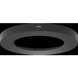 353-990992 Niko Dekoring für Einbaumelder P4XMR und M4XMR, schwarz Produktbild front M