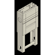 S3/KS Mehler KS- Sockel,H950xT180mm für Breite A, RAL- 7032 Produktbild