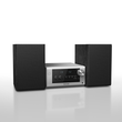 SC-PM704EG-S Panasonic DAB+ Micro HiFi System mit Bluetooth silber Produktbild front S