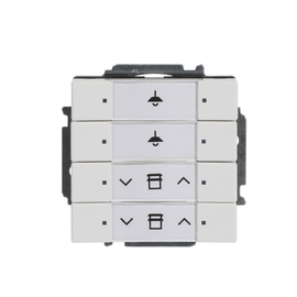 2CKA006117A0199 Busch-Jaeger Bedienelement 4-fach m. BAU 6127/01-84 Produktbild front M