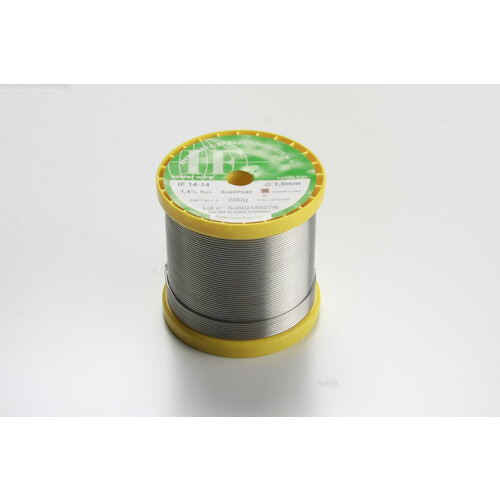 4IF141.0-0500 Ersa Lötdraht IF14 bleihaltig 1,0mm 500g Sn60Pb40 (Lötzinn) Produktbild Front View L