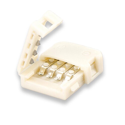 114699 Isoled Clip- Verbinder (max. 5A) für 5- pol. IP20 Flexstripes mit Breite Produktbild Front View L