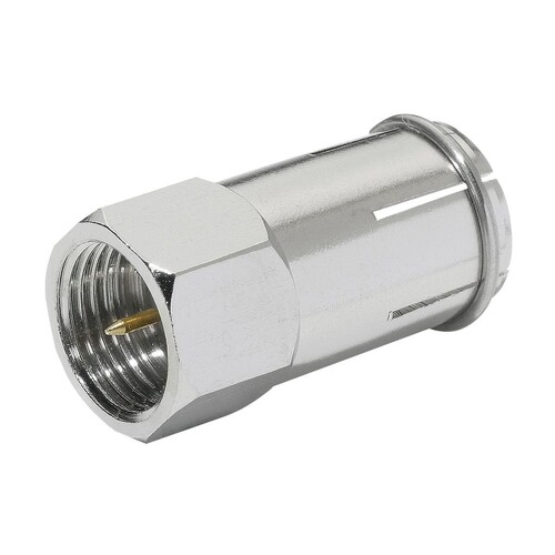 001078 Wisi DV 49 A F-Doppelstecker F-Zwischenstecker, F-Fix auf F-Quick Produktbild Front View L