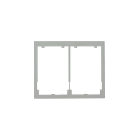 1.000.127 MERSEN Abdeckblende 2-fach für 00.ST9/00.RST9 3-polig 231x190mm Produktbild front M