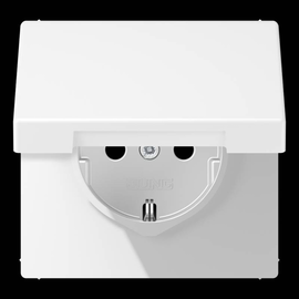 LS1520BFKIKLWWM Jung SCHUKO&nbsp;Steckdose, 16 A 250 V ~, SAFETY+, Klappdeckel, The Produktbild front M