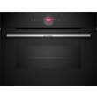 CMG7241B1 Bosch Einbau-Kompaktbackofen Mikrowellenfunktion 60 x 45 cm Schwarz Produktbild front S