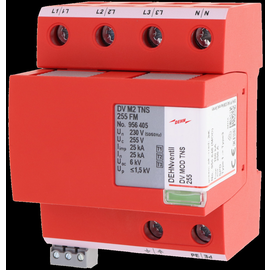 956405 Dehn DV M2 TNS 255 FM Kombi- Ableiter 1+2+3 / I+II+III, modular Produktbild front M