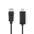 CCGL37100BK30 Nedis Displayport-Kabel 3m 1.2 DisplayPort Stecker/HDMI Stecker Produktbild
