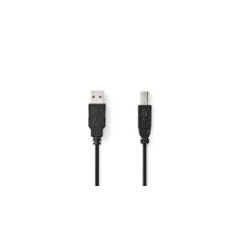 CCGL60100BK20 Nedis USB-Kabel ,USB 2.0 ,USB-A Stecker ,USB-B Stecker ,10 W ,48 Produktbild