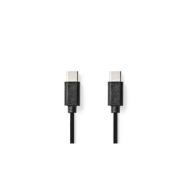 CCGL60700BK10 Nedis USB 2.0 Kabel 1,0m USB-C Stecker auf USB-C Stecker, 60W, 3A Produktbild