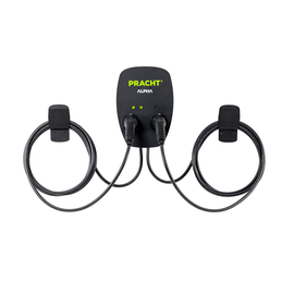 NRG1212 Pracht Ladestation Alpha XT+ 22kW 2x7,5m Ladekabel mit RFID Modul Produktbild front M