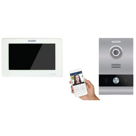 F1508 Fermax FERMAX MEET 1TN Videoset Alu/ silber 7 NEO Monitor weiß Produktbild front M