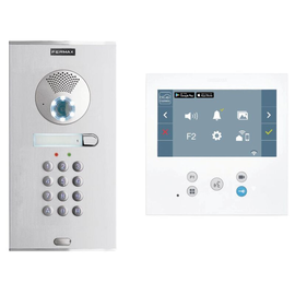 49171 Fermax FERMAX DUOX plus VEOXL WLAN 1TN VideoSet CITYLINE Türstation CODE U Produktbild front M