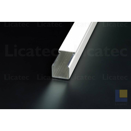 60105 Licatec Installationskanal CKA 20 x 20 Aluminium RAL 9010 Reinweiss Produktbild