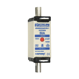 NH000GG40V40-1 MERSEN NH-Sicherung gG Gr.000 400VAC 40A spgfrei DKM Produktbild