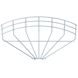 6002323 Obo GRB 90 130 FT Gitterrinnenbogen 90° 105x300 Stahl tau Produktbild