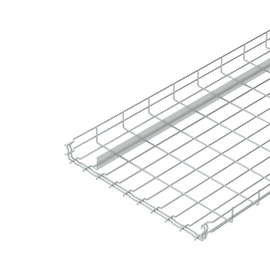 6006458 Obo GRM-T 55 500 G Gitterrinne GRM mit 1 Trennsteg 55x500x3000 Stahl g Produktbild