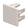 6162533 Obo WDK HE25025CW Endstück 25x25mm Polyvinylchlorid cremeweiß 9001 Produktbild front S