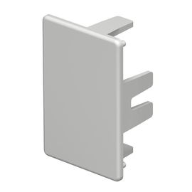 6183700 Obo WDK HE30045LGR Endstück 30x45mm Polyvinylchlorid lichtgrau 7035 Produktbild front M