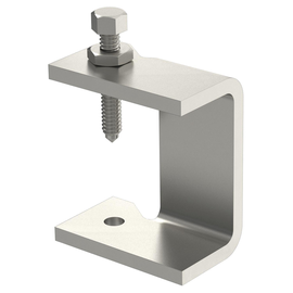 6221073 Obo KLL 52 A2 Klemmstück für Kabelleiter 52x88x5 Edelstahl, rostfrei Produktbild front M