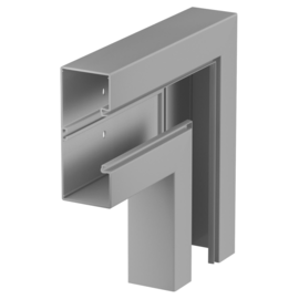 6274726 Obo GK-F70170GR Flachwinkel 70x170mm Polyvinylchlorid steingrau 7030 Produktbild front M