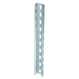 6342310 Obo US 3 60 FS U-Stiel 3-seitig gelocht 50x30x600 Stahl bandverzinkt Produktbild front M