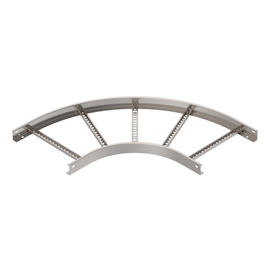 6225086 Obo LB 90 640 R3 A2 Bogen 90° für Kabelleiter 60x400 Edelstahl, rostf Produktbild front M