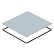 7400597 Obo DUF 350-2 Blinddeckel UZD350-2/3 für Nasspflege 383x383x4 Sta Produktbild front S